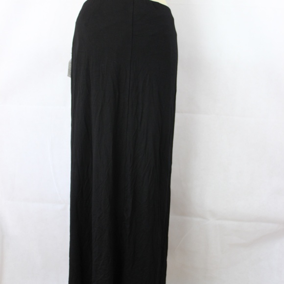 Vince Camuto Twist-Front Midi Skirt Black XL New - Picture 5 of 6